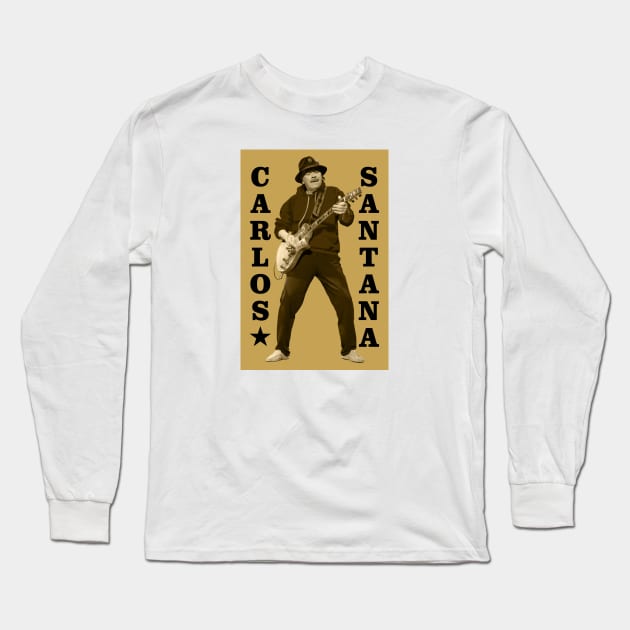 Carlos Santana Long Sleeve T-Shirt by PLAYDIGITAL2020